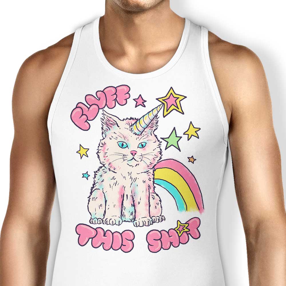 Hillary White's Fluff This Stylish Unisex and Women's Tank Tops