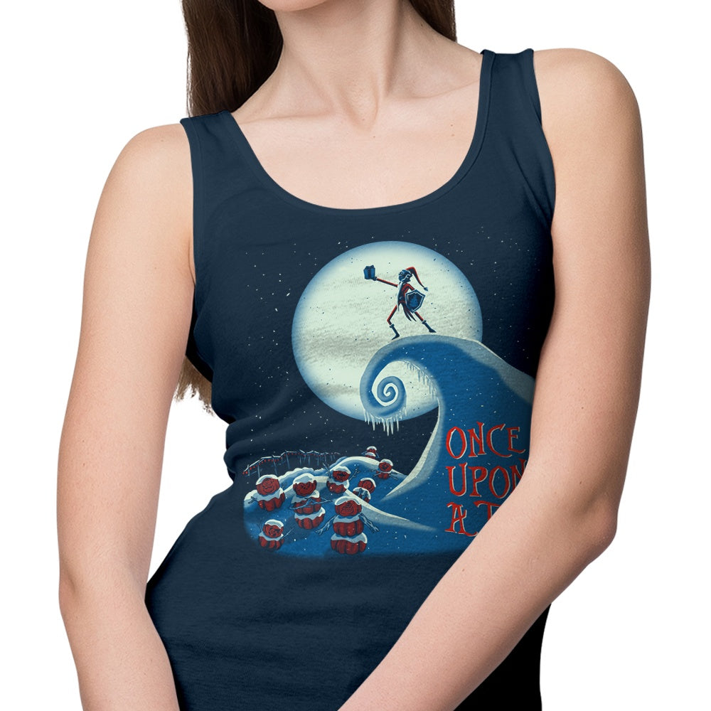 Stylish Teerion Before Christmas-themed Tank Top for Casual Wear