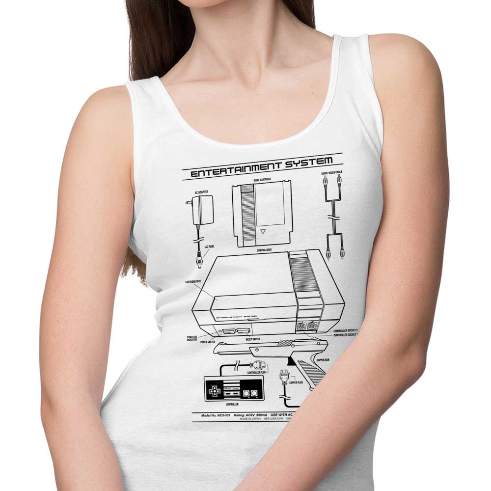 Alternative Adam Works Entertainment System Tank Top