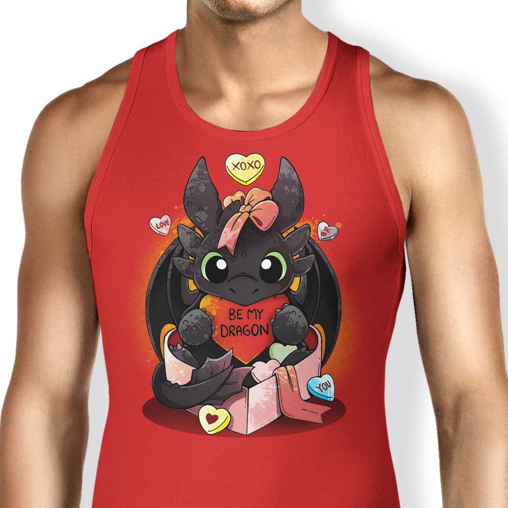 Comfortable 'Be My Dragon' Men's and Women's Tank Tops