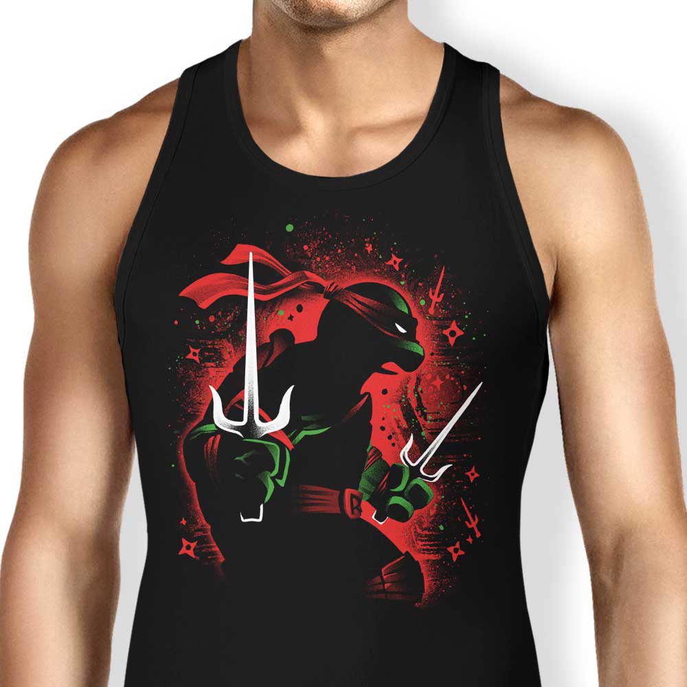 Red Rebel Ninja Stylish Tank Top for Fashion - Forward Individuals