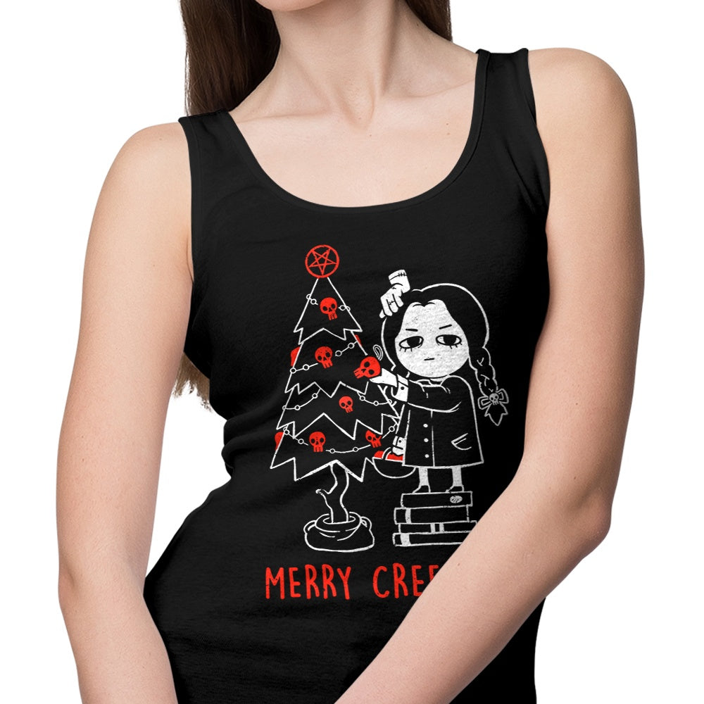 Eerie and Merry Creepmas Themed Tank Top for Fashion Lovers