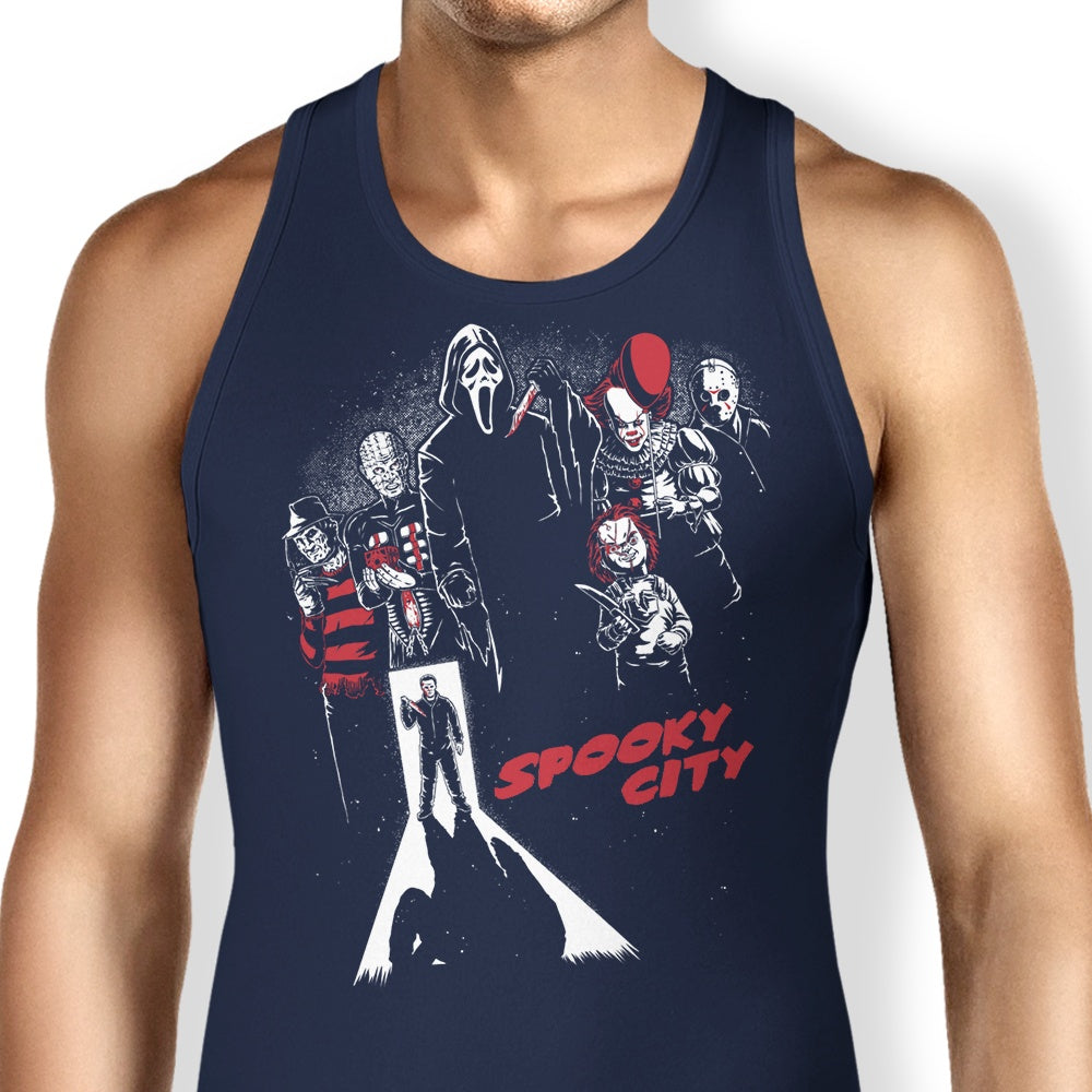 Studio Mootant's Chilling Spooky City Tank Top