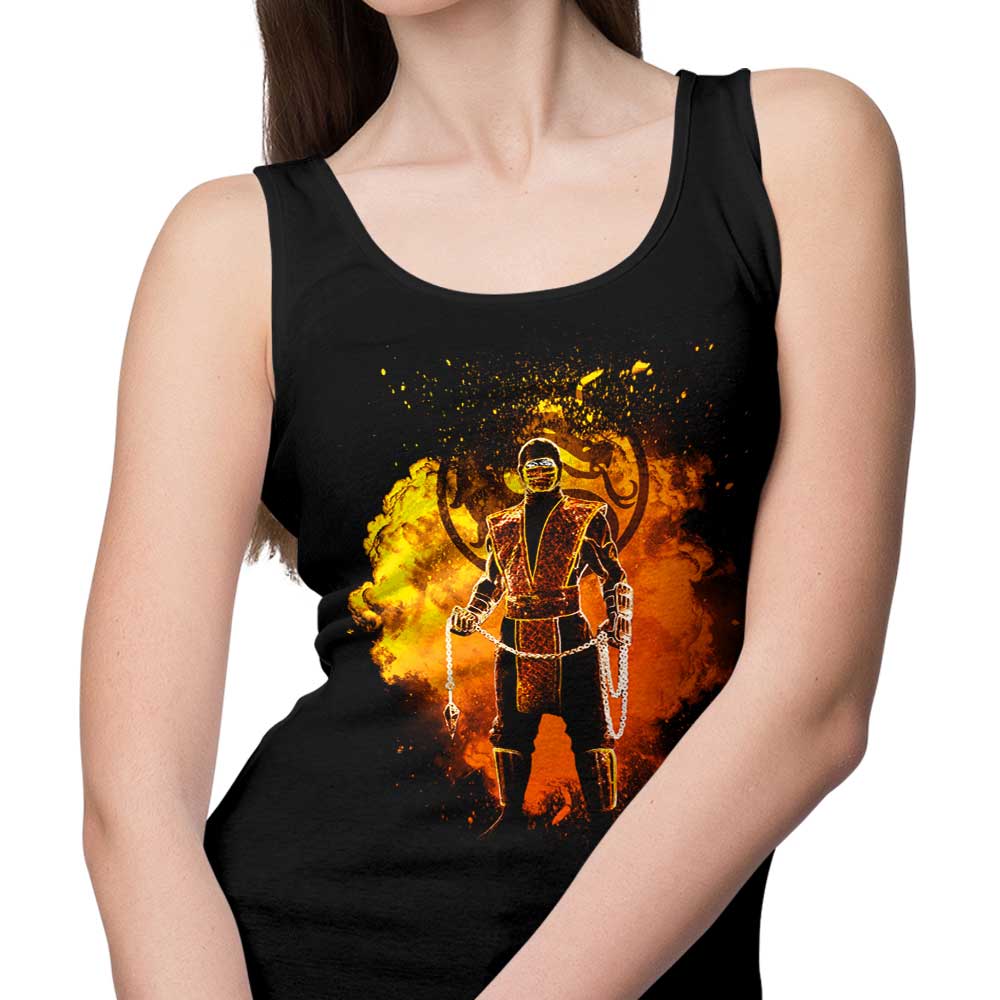 Fire Ninja Spirit Unisex and Women's Comfortable Tank Tops