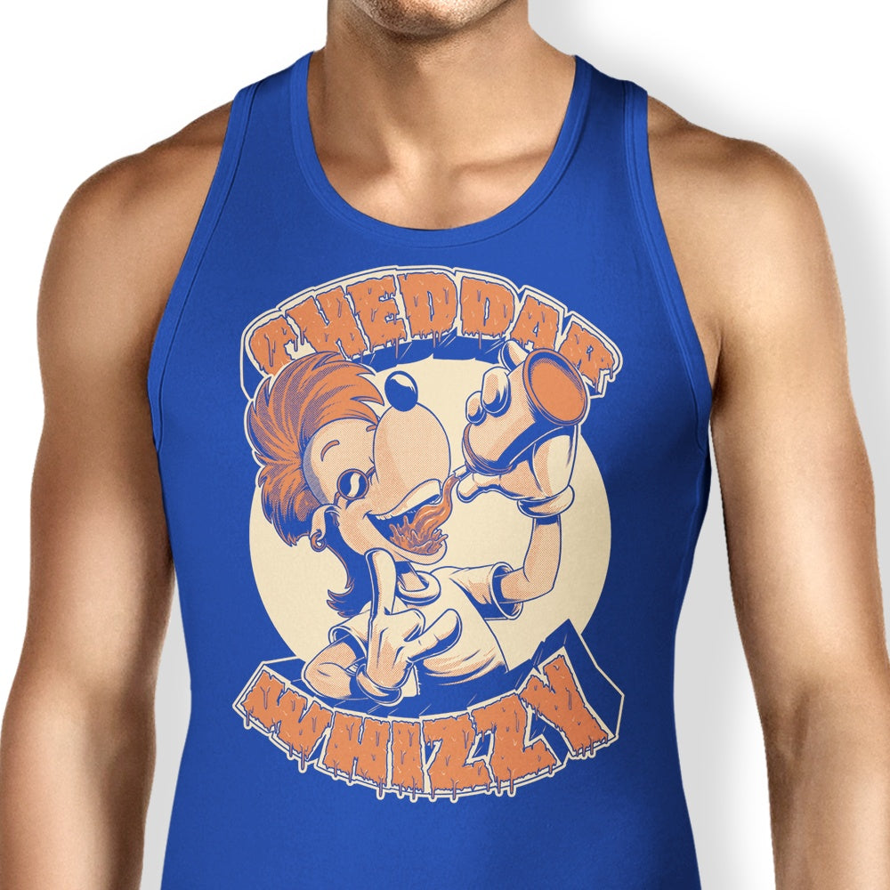Cheddar Whizzy Men's Tank Top for Casual Wear