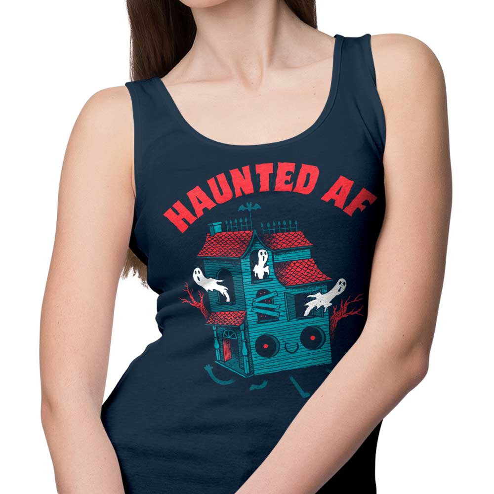 DinoMike's Spookily Haunted AF Men's/Unisex and Women's Tank Tops